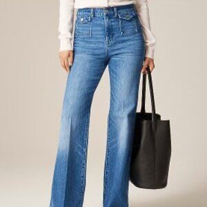 Vintage flare jean with flap pockets- Bangkok Wash